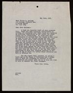 Letter from Arthur J. Peck to Vivien Kellems (1929-05-21)