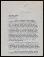 Letter from Arthur J. Peck to Vivien Kellems, 1 of 2 (1934-11-30)