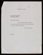 Letter from Arthur J. Peck to Vivien Kellems (1941-02-20)