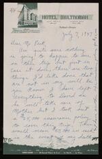 Letter from Vivien Kellems to Arthur J. Peck, 1 of 3 (1947-07-07)