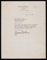 Letter from Arthur J. Peck to Vivien Kellems (1937-08-18)