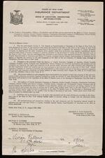Lloyds Insurance Company Unresolved Claim Notice (1933-09-22)