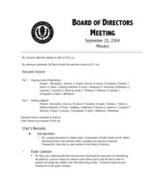 2004-09-20 Meeting Minutes
