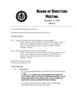 2004-12-06 Meeting Minutes