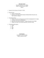 2012-11-15 Agenda