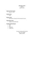 2013-04-18 Agenda