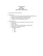 2012-05-09 Agenda