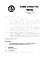 2006-12-11 Meeting Minutes