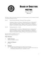 2006-06-12 Meeting Minutes