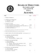 2008-12-08 Meeting Agenda