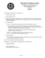 2011-09-09 Meeting Minutes