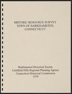 Barkhamsted, Historic Resource Survey