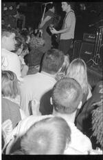 Fugazi performs at the Anthrax Club