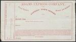 Adams Express Company (blank form)