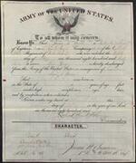 Discharge, 18th Regiment, U.S. Infantry
