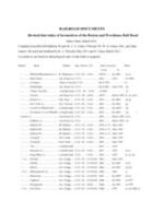 "Railroad Documents: Revised date index of Locomotives of the Boston and Providence Rail Road"