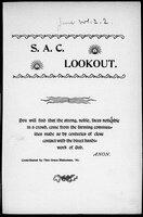 S.A.C. Lookout Volume 2, Number 2