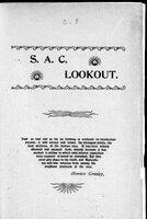 S.A.C. Lookout Volume 2, Number 3