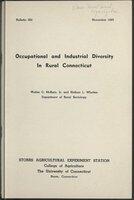 Occupational and industrial diversity in rural Connecticut