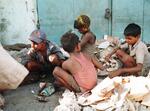 Child Ragpickers Exchange Rags For Money In India