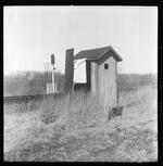 Railroad signal and telephone box, Newtown