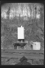 Railroad signal box, Newtown