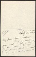Correspondence - Auerbach, B.