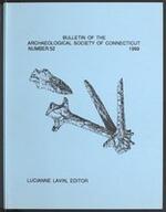Bulletin of the Archaeological Society of Connecticut, 1989, v. 52