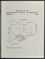 Bulletin of the Archaeological Society of Connecticut, 1994, v. 57