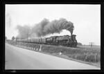 Canadian National Railway steam locomotive 6153, on excursion