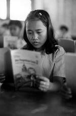 Student Reads At The Marzuki School