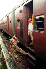Train Children In Bhubaneswar, India