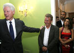 U. Roberto (Robin) Romano With President Bill Clinton And Eva Longoria
