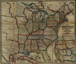 A New Map of the United States. Upon Which Are Delineated Its Vast Works of Internal Communication, Routes Across the Continent &c. Showing Also Canada and the Island of Cuba