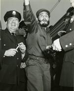 Fidel Castro, New Haven railroad station