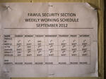FAWUL Security Schedule