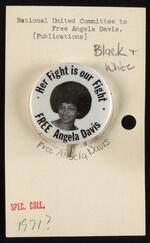 Free Angela Davis button