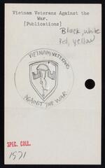 Vietnam Veterans Against War button