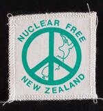 Nuclear Free New Zealand button