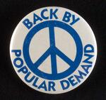 Back by Popular Demand button