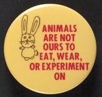 Animals Are Not Ours to Eat button