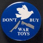 Don't Buy War Toys button