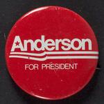Anderson for President button