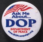 Department of Peace button