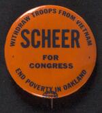 Scheer for Congress button