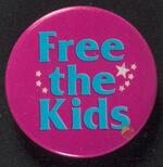 Free the Kids button