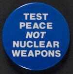 Test Peace button