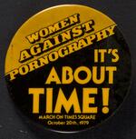 Women Against Pornography button