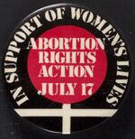 Abortion Rights Action button