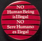 No Human Being button